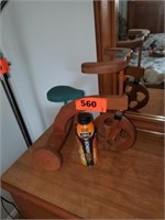 WOOD TOY TRICYCLE DECOR ITEM
