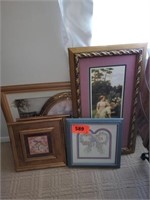 LOT HOME INTERIOR FRAMED WALL HANGINGS