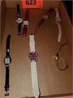 FLAT OF 7 WATCHES