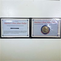 1813 America's First Silver Dollar LIGHT CIRC