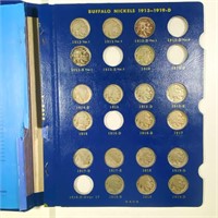 1913-1938 Buffalo Head Nickel Set 59 COINS