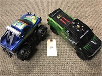 Toyota And Dodge Off-Road Toy Trucks