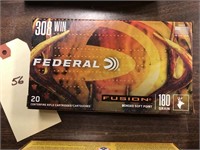 Federal 308 Win. Ammo 180 Grain 20 In Box