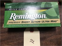 Box Of 20 300 Remington S.A. Ultra Mag 180 Grain