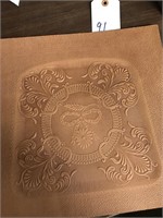 Hand Tooled Leather Art Work