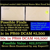 Original sealed 1960 United States Mint Proof Set
