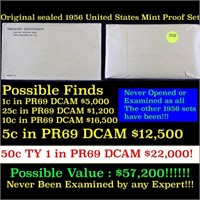 Original sealed 1956 United States Mint Proof Set