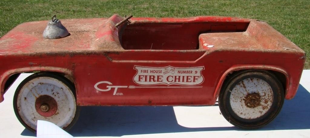 Fire Truck Pedal Cars Peddle