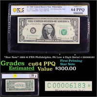 PCGS *Star Note* 1961 $1 FRN Philidelphia, PA Low