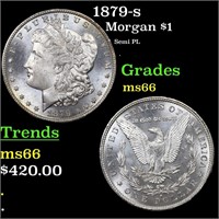 1879-s Morgan $1 Grades GEM+ Unc