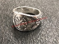 Celtic/Viking 925 Sterling Silver Ring size 9