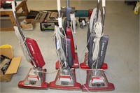 Group of 5 Commercial Vacuums