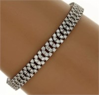 4.50 Cts Diamond Bracelet 18 Kt
