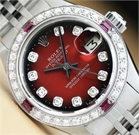 Rolex Ladies Datejust Diamond Watch