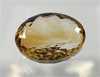 Certified 10.30 Cts Natueral Oval Cut Citrine