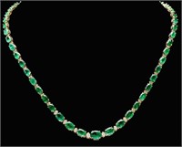 $27,920  24.10 cts Emerald & Diamond 14k
