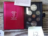 1974 Royal Can Mint 7 coin proof set