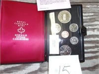 1977 Royal Can Mint 7 coin proof set