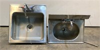 (2) Stainless Steel Sinks