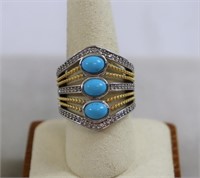 Sterling turquoise ring