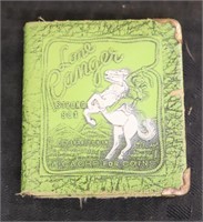 Vintage green Lone Ranger coin bank