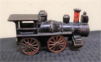 Vintage cast iron train engine
