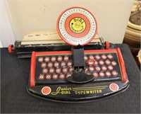 Vintage Mar Toys Junior dial typewriter