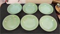 Lot of 6 vintage Jane Ray Fire King bowls