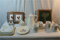Trivets, Tea Kettle, Coffee Cups & more!