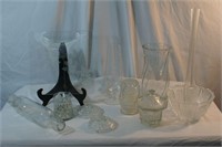 Glass Vases, Bowls, Candle Holders & more!