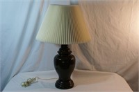 Ceramic Brown Urn Lamp