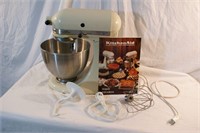 Kitchen Aid Mixer with Attachments and Manual