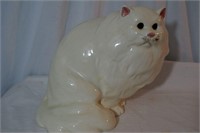 LARGE Vintage Ceramic Cat Statue