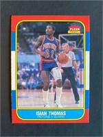 1986 Fleer #109 Isaiah Thomas RC NM-MT Sharp!!