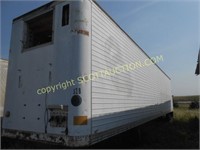 1981 Timpte 48' reefer storage van trailer
