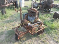 Wisconson 4 cyl. stationary eng. on cart
