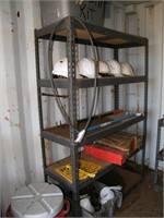 4' x 6' METAL RACK w/ contents included
