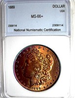 1889 Morgan NNC MS-66+ $4500 GUIDE