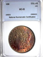 1896 Morgan NNC MS-66 $550 GUIDE
