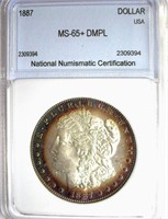 1887 Morgan NNC MS-65+ DMPL? $1150 GUIDE