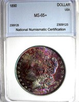 1890 Morgan NNC MS-65+ $3000 GUIDE
