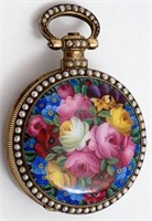 Bovet, Chinese market pendant watch w/enamel
