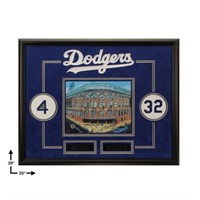 Koufax & Snider Brooklyn Dodgers Framed 23x18 GFA