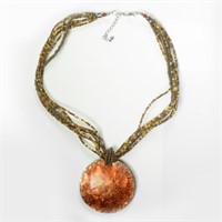 Copper Fashion Seed Beaded Necklace