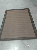 Brown and Black Area rug