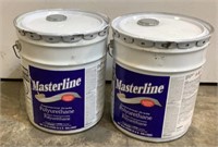 (2) 5 Gallon Buckets Of Masterline Commercial Grad