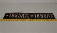 Pair 1927 WI Dealer plates