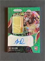 2020 Panini Prizm AJ Dillon Auto RC 9/49