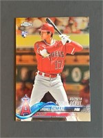 2018 Topps Chrome Update Shohei Ohtani Debut RC