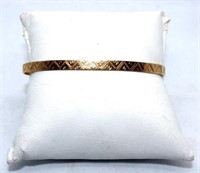 18K Gold Bangle Bracelet ~ 13.05 grams